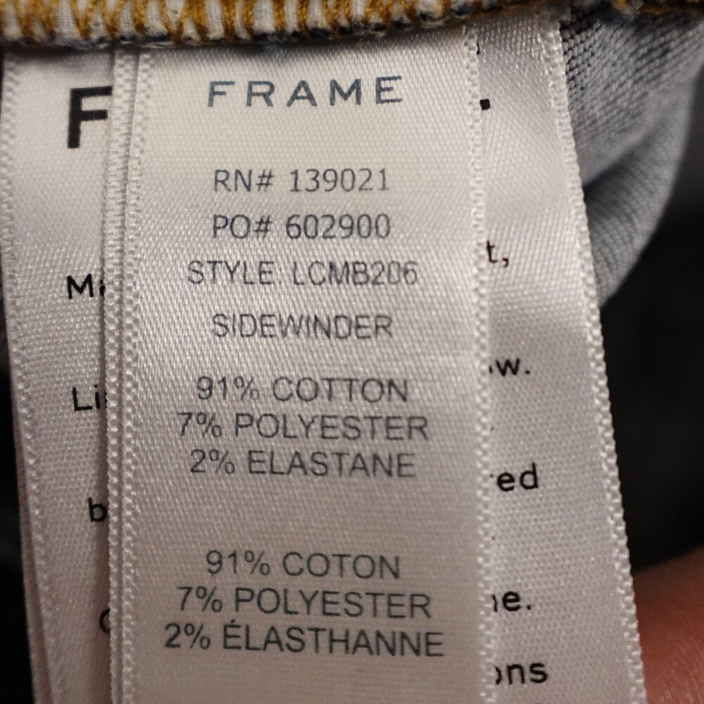 Frame jeans Le Crop‎ Mini Boot women's 27 blue denim - Picture 11 of 11